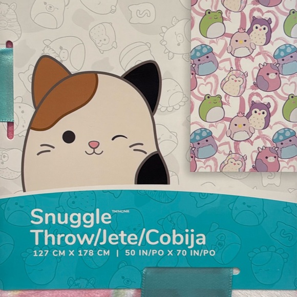 NEW Squishmallow Snuggle Throw Blanket 50" x 70" - Picture 7 of 9